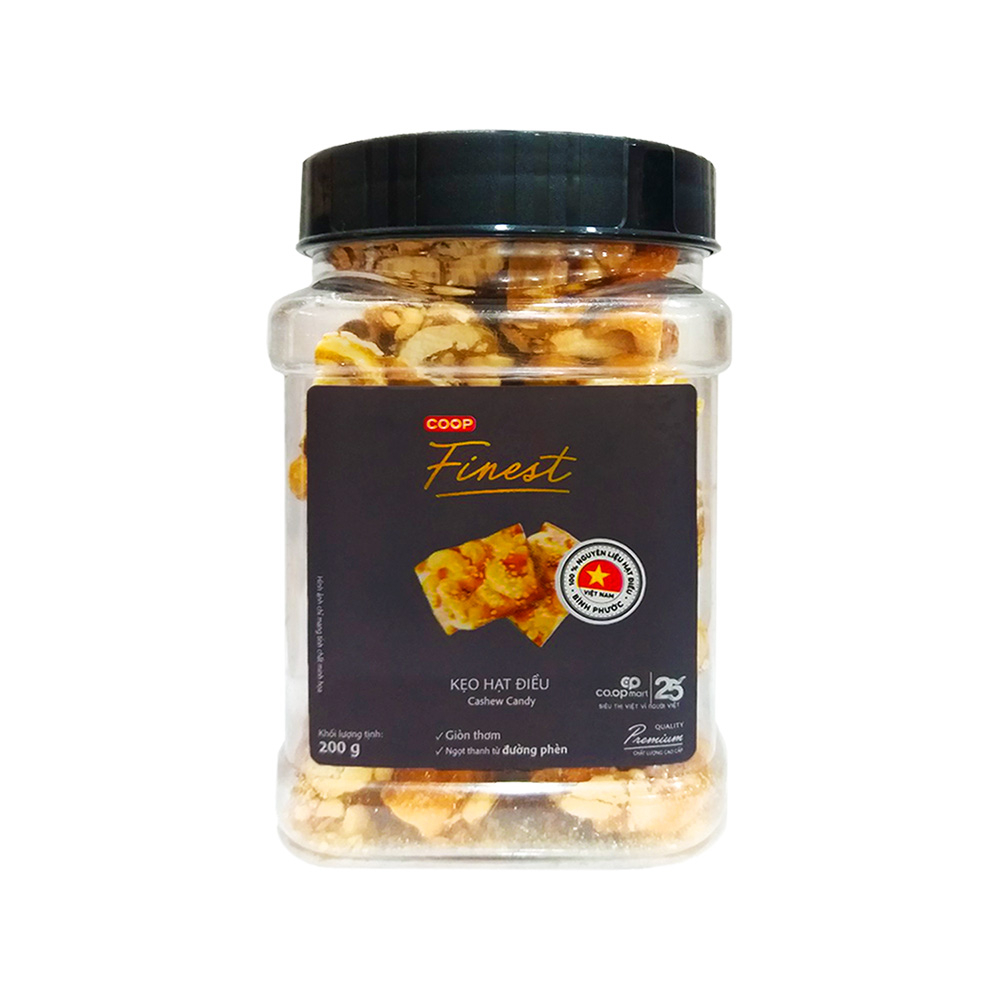 Kẹo hạt điều Coop Finest 200g