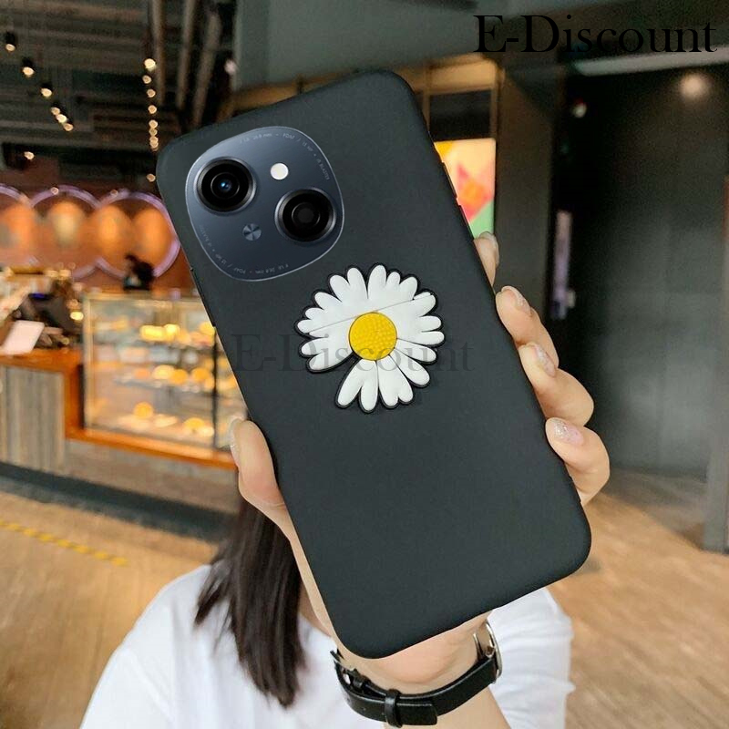 New%20Phone%20case%20Tecno%20Spark%20Go%201%20Back%20cover%20Fashionable%20cartoon%20chrysanthemum%20Stand%20dustproof%20smooth%20for%20Tecno%20Spark%20Go1%20case%20-%20Image%202
