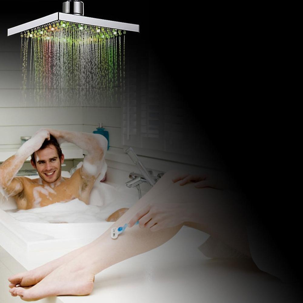 2023 Modern Automatic 7 Color Led Lights Hanging Rainfall Shower ...