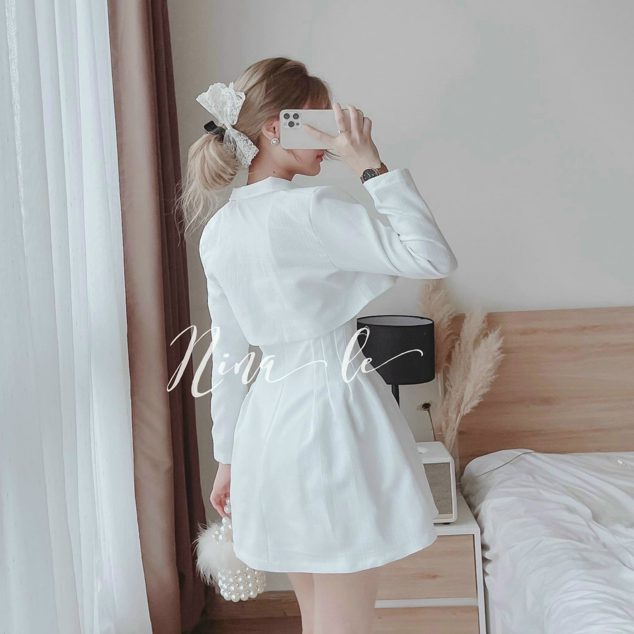 Đầm Xòe & kèm Áo Khoác (có mút) siêu hottrend