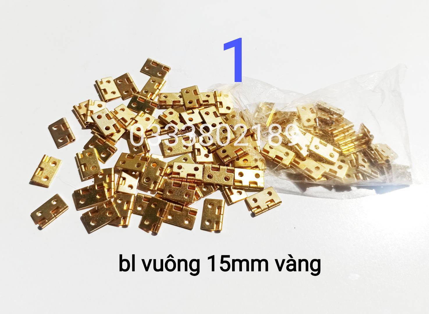 Bản lề mini (set 10 cái). Tặng kèm vít.