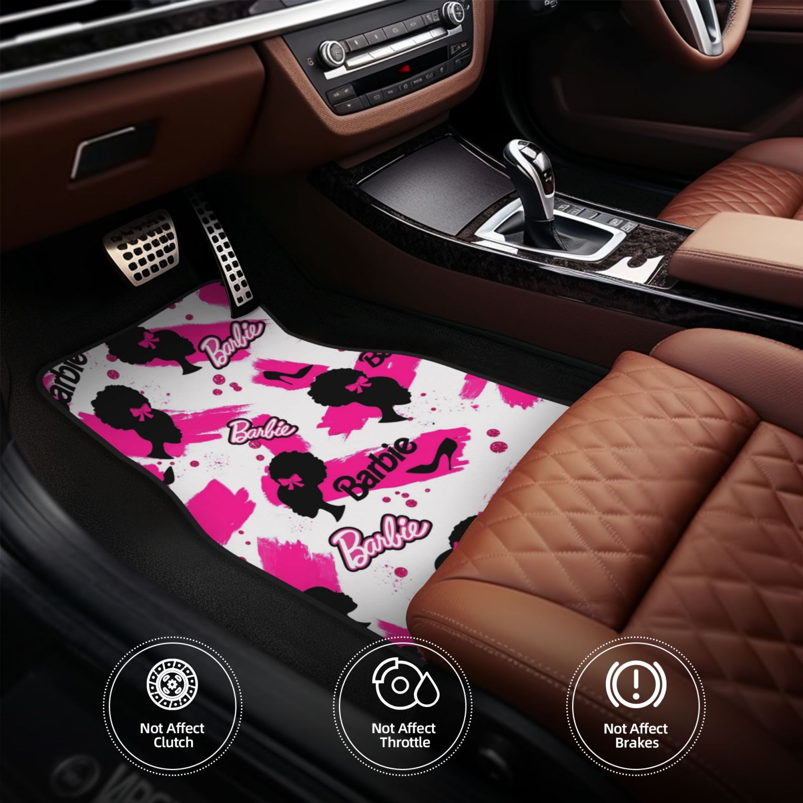 Barbie on sale car mats