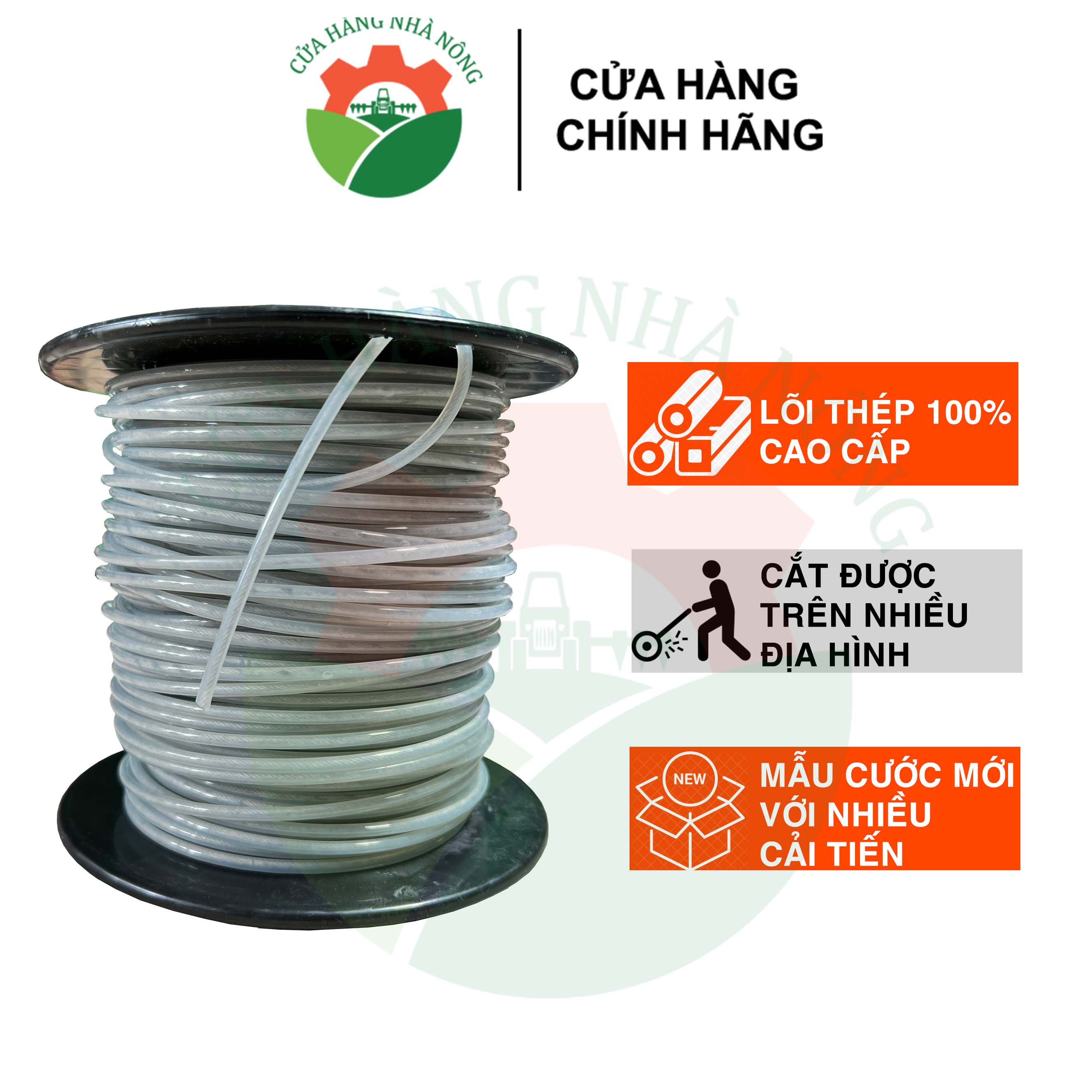 1m cước cắt cỏ lõi thép chất lượng cao