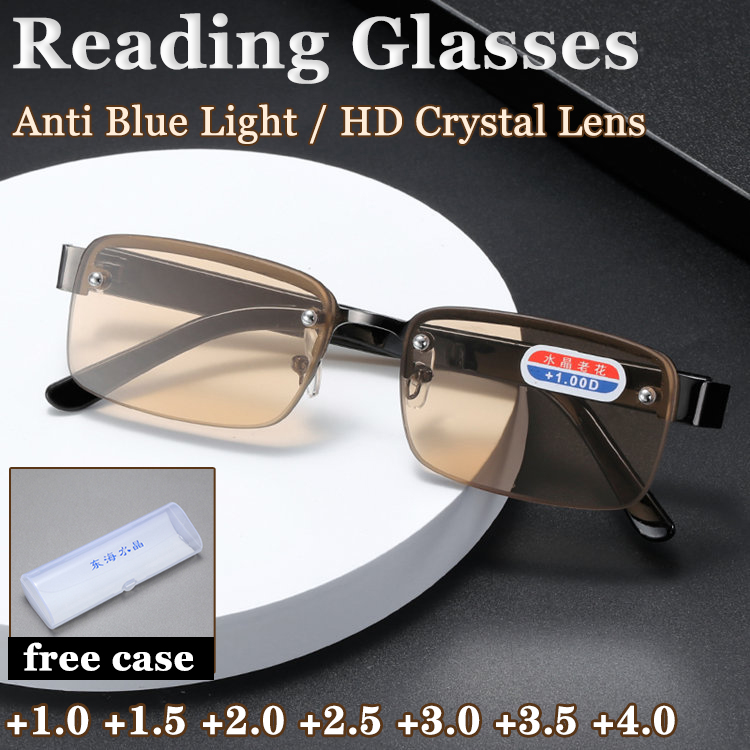 non scratch reading glasses