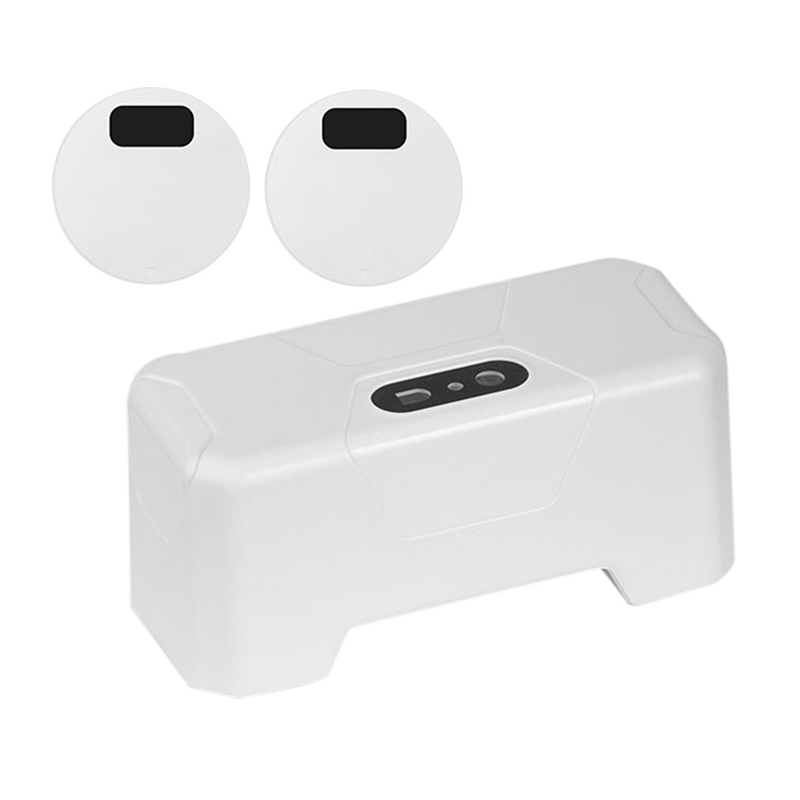 Toilet Flusher Toilet Flushing Sensor Automatic Toilet Flush Button +2 X Transmitter