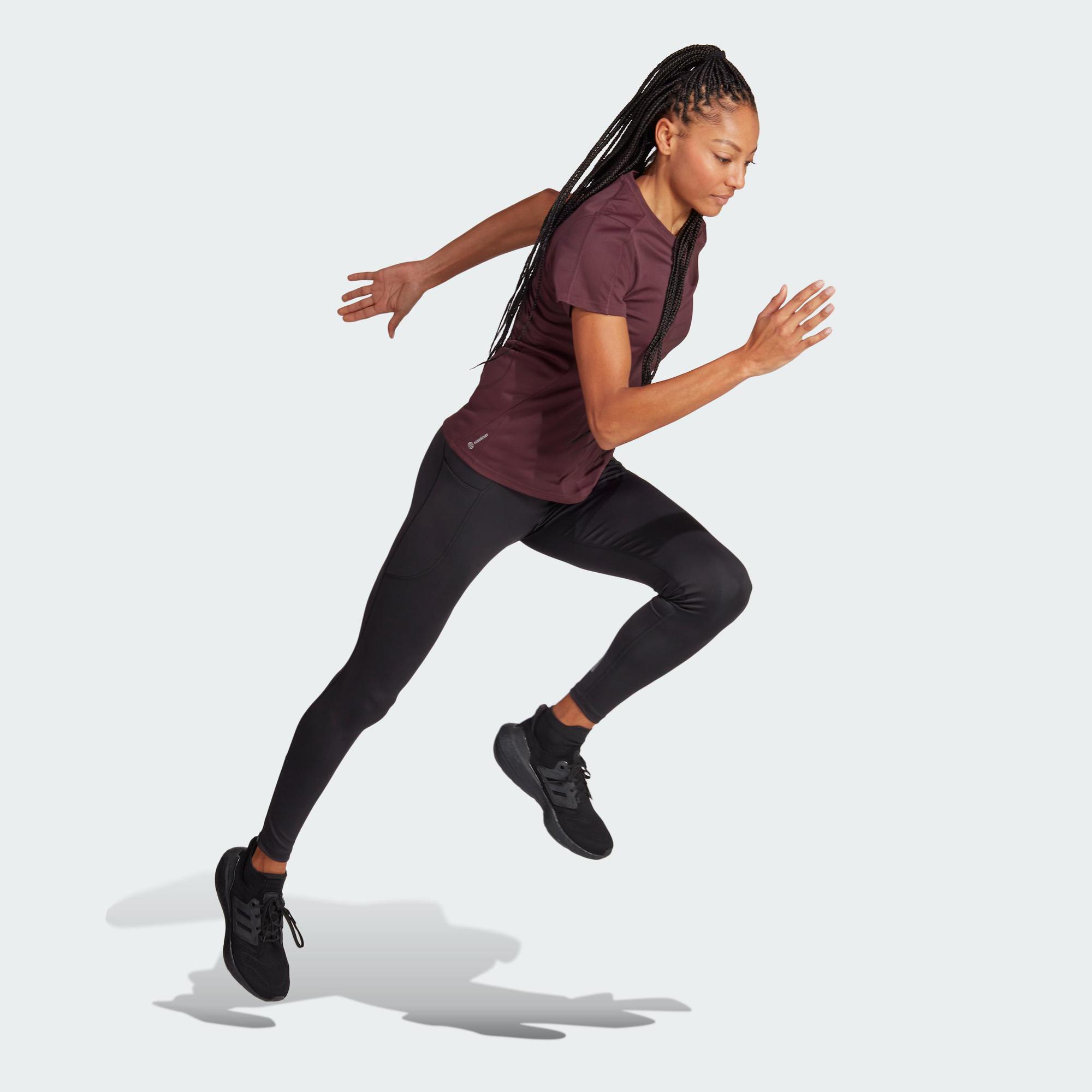 adidas Chạy Áo Thun Chạy Bộ Run It Nữ Đỏ HL1458
