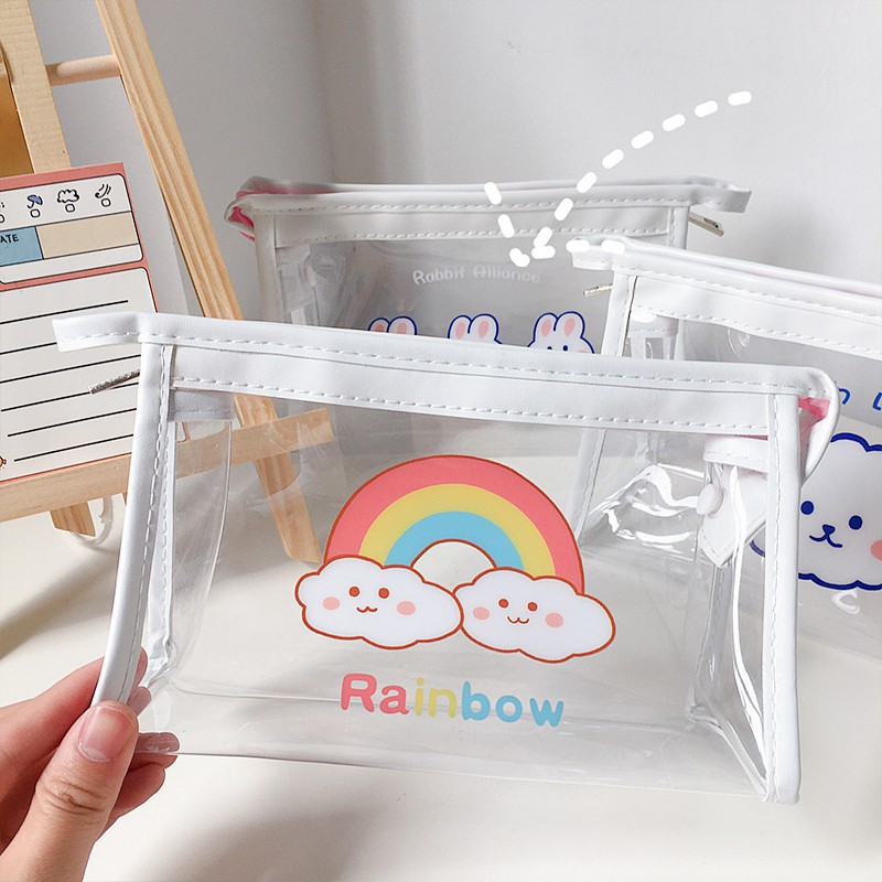 [GIFT] Túi Đựng Mỹ Phẩm Trong Suốt Dễ Thương