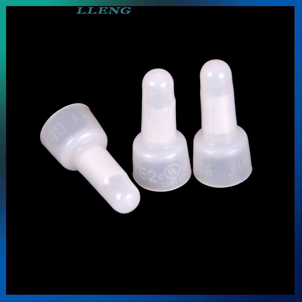 LLENG 100pcs Closed End Crimp Caps Electrical Wire Terminals Connector Cap AWG 16-14