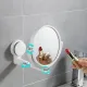 Folding Arm Extend Bathroom Mirror Without Drill Swivel Bathroom Mirror Suction Arm Double Side Cosmetic Makeup Mirrors. 