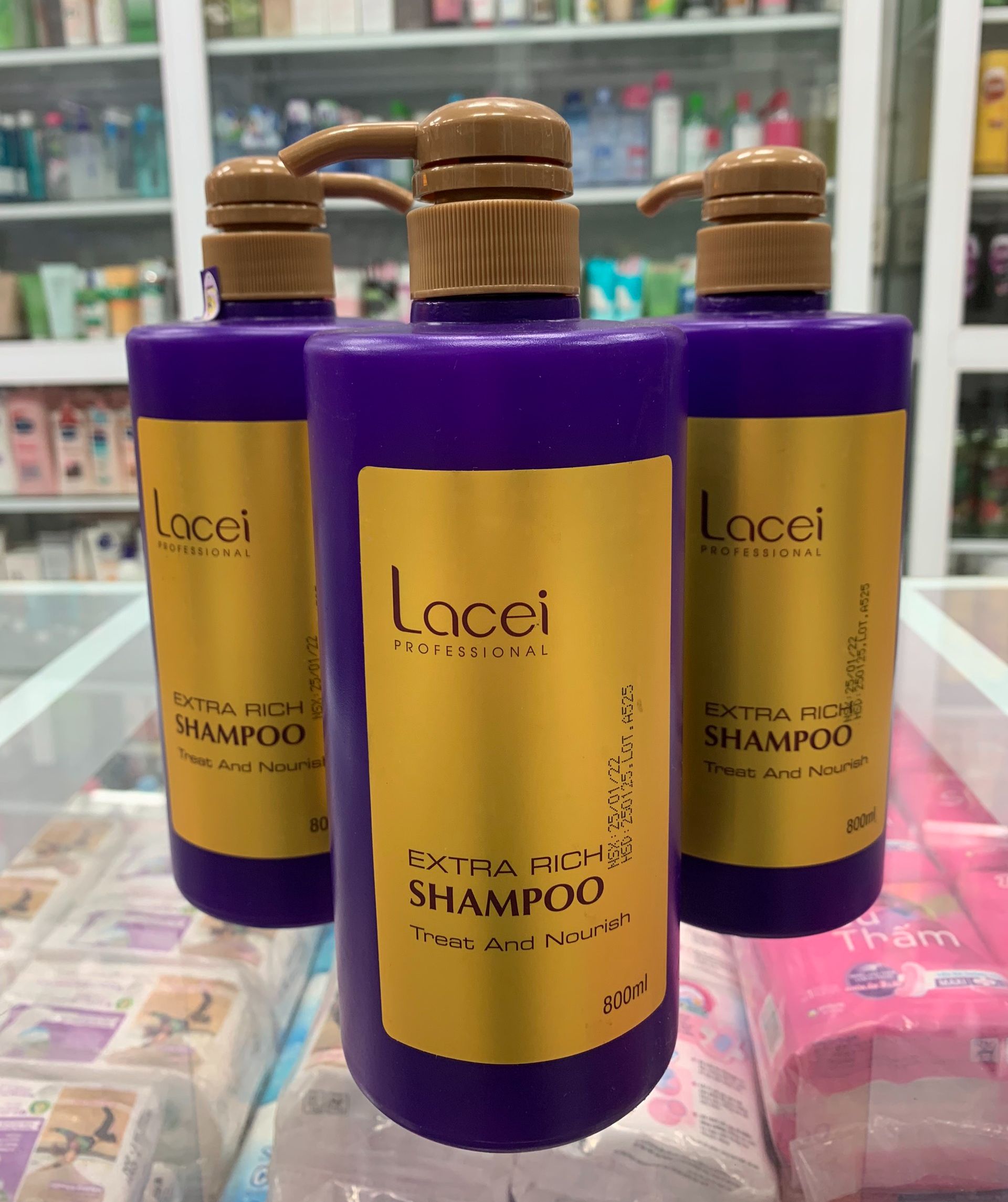 [HCM]COMBO DẦU GỘI 800ML VÀ DẦU XÃ LACEI 800ML