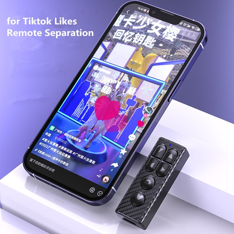 Bluetooth-compatible Remote Control Wireless Selfie Shutter Rechargeable Lipstick Shape Camera Stick Button for Phone Ebook