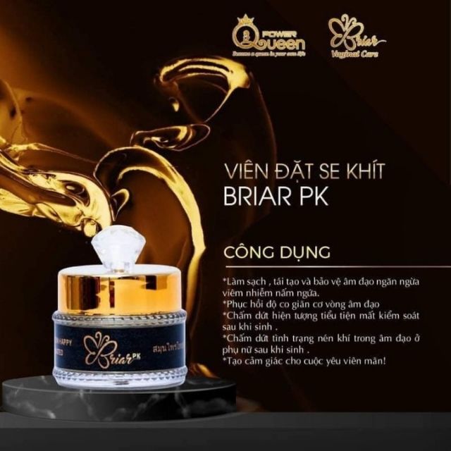 viên đặt xe khít briar (hộp 10 viên-che tên sản phẩm)