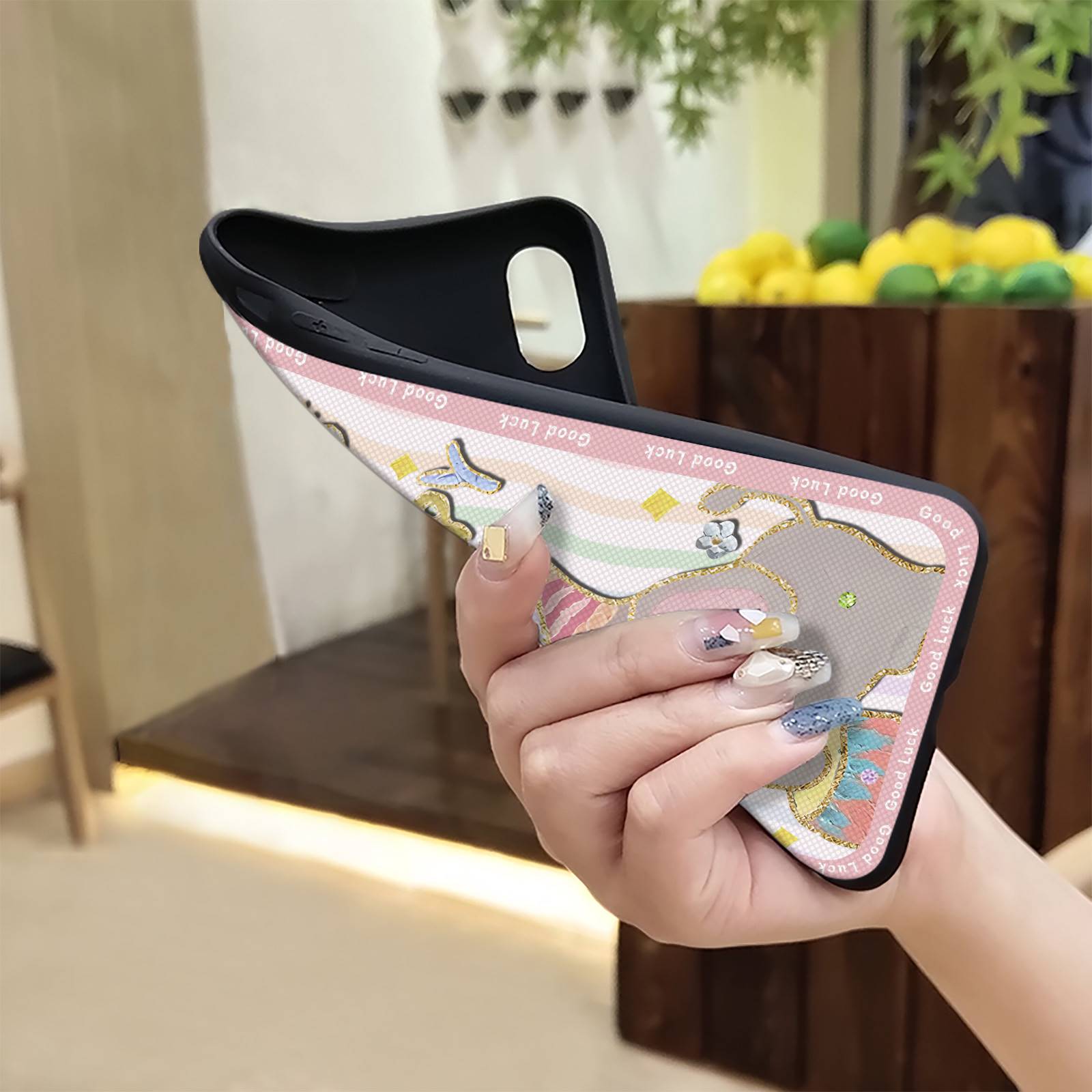 Durable%20Cute%20Phone%20Case%20For%20ZTE%20Blade%20A36%204G/Z2472%20Shockproof%20Anti-knock%20Phone%20Pouch%20Graffiti%20Cartoon%20Full%20wrap%20Silicone%20-%20Image%202