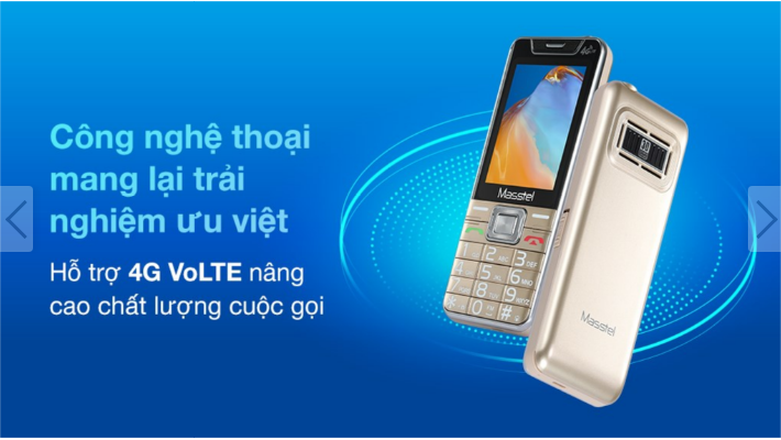 Điện thoại Masstel IZI 55 4G (Chính hãng, bảo hành 12 tháng)