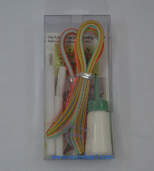 Bộ Dụng Cụ làm tranh giấy xoắn quilling