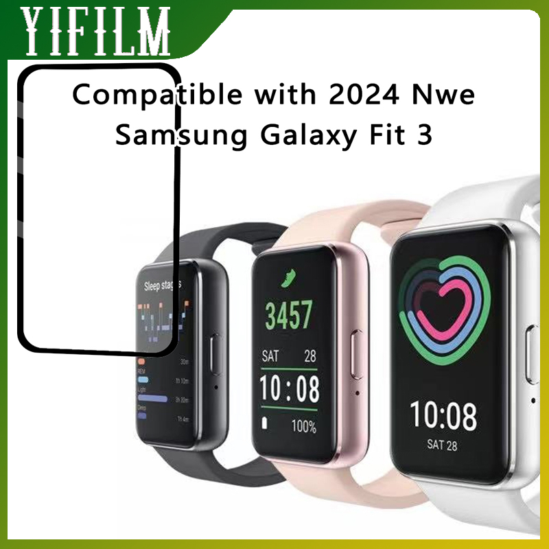 3 cái cong bảo vệ màn hình cho Samsung Galaxy Fit 3 bảo vệ màn hình bìa cho Galaxy fit3 bảo vệ miếng dán film mềm không phải Kính
