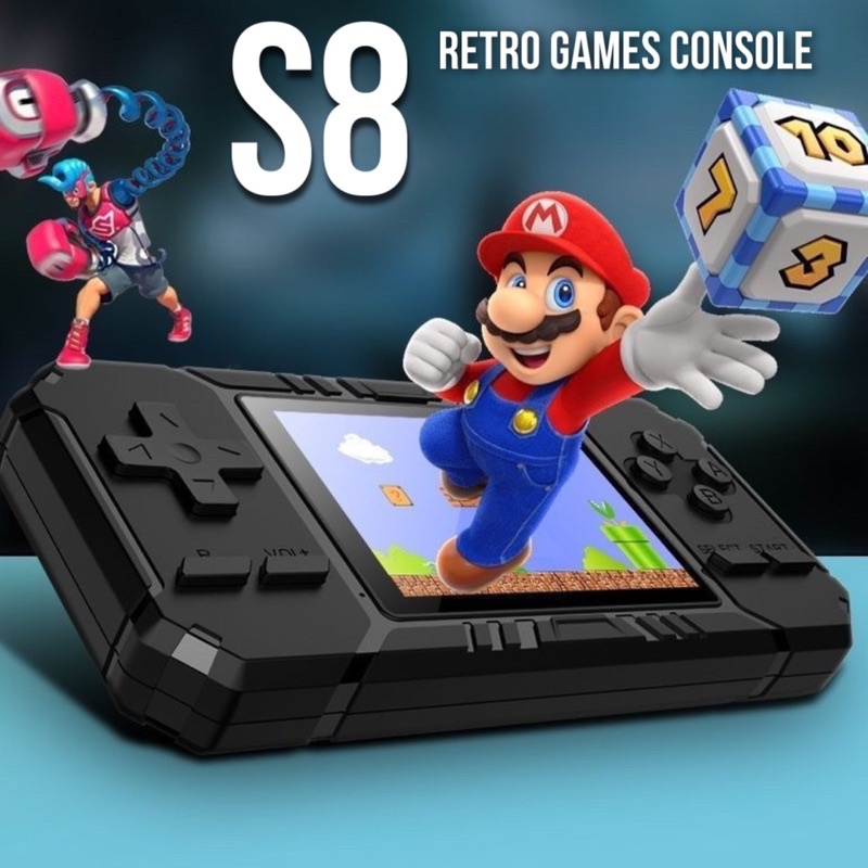 【Inventory ready 】♥ Free shipping+COD ♥Sup portable player retro mini game console Gameboy handheld game console 520 classic games
