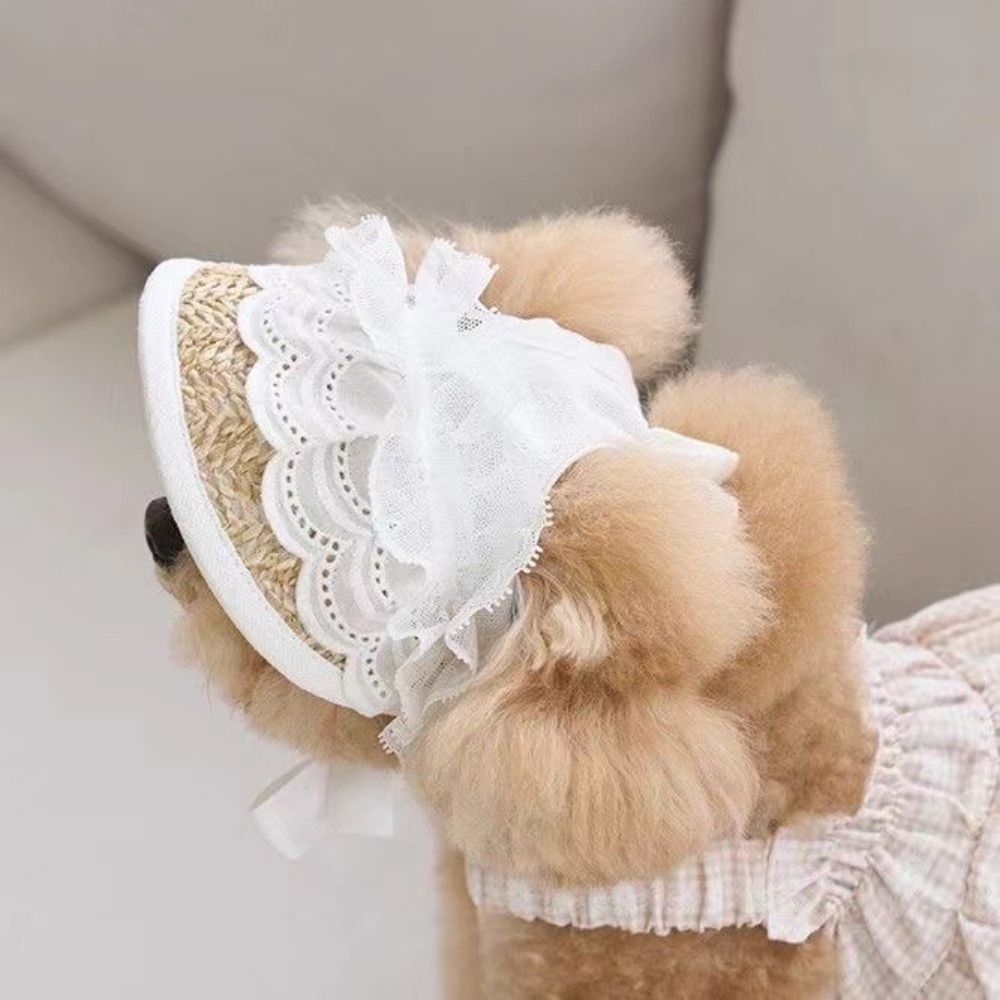 Pet%20Outdoor%20Supplies%20Adjustable%20Lace%20Dog%20Sunscreen%20Hat%20Portable%20Bowknot%20Dog%20Straw%20Hat%20Cute%20Pet%20Summer%20Cap%20Cat%20-%20Image%203