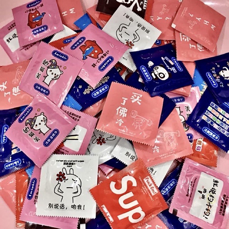 Set 10 cái Khăn ướt hình BCS - Khăn Giấy Nén Du Lịch