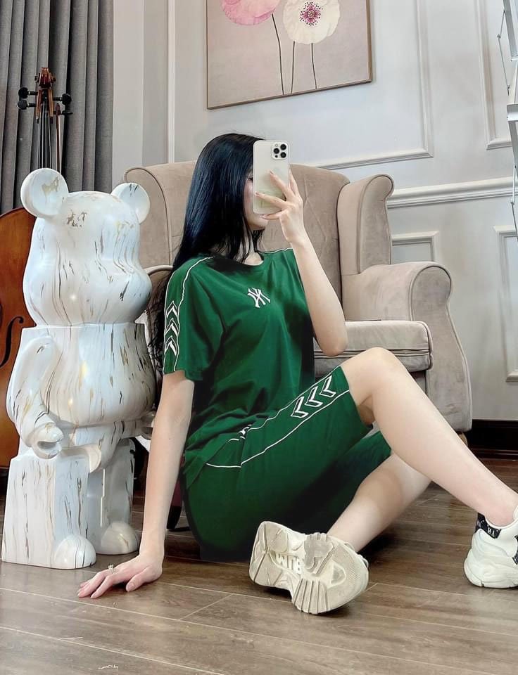 Set thời trang cotton lửng mặc nhà sang chảnh