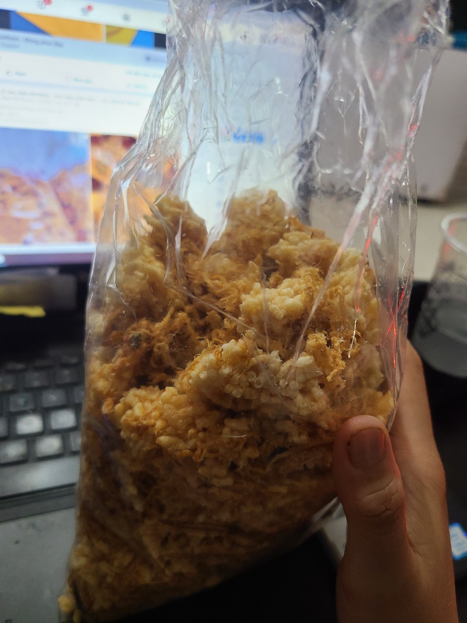 1.2kg Cơm cháy bể siêu chà bông - gói 400gam