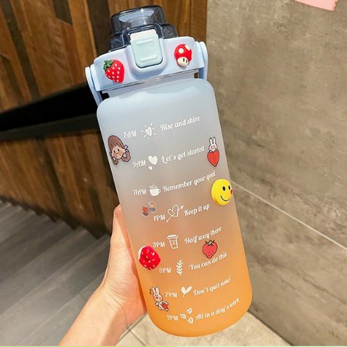 Bình Nhựa DETOX KÈM TÚI ĐỰNG 1000ml