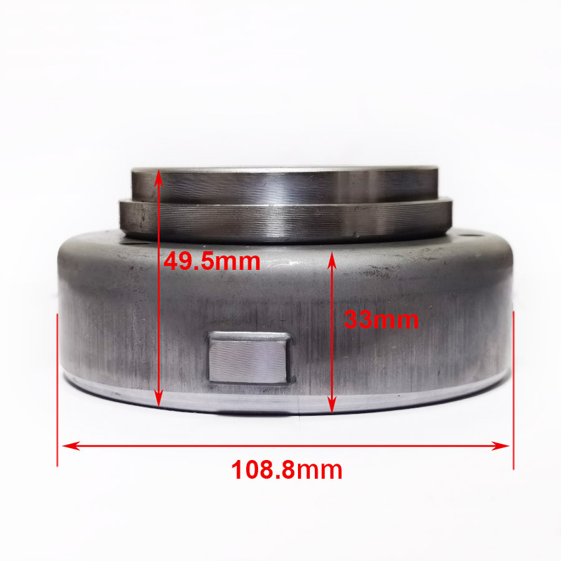 【ZAKA ZAKA】 Magneto Rotor Flywheel 110cc 125cc for Lifan ZongShen Horizontal Engine Pit bike Motorcycle ATV Parts
