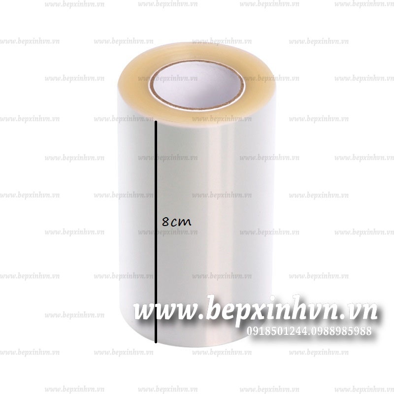 Cuộn mica cứng quấn thành bánh mousse nhỏ (nhiều size)
