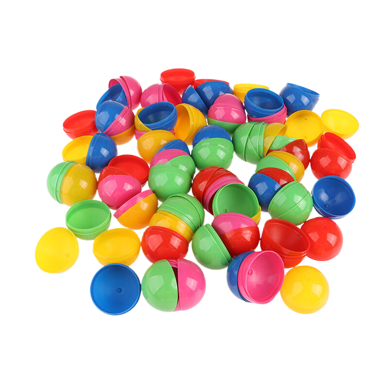 50pcs Plastic Lottery Balls Raffle Drawing Balls Hollow Openable Game ...