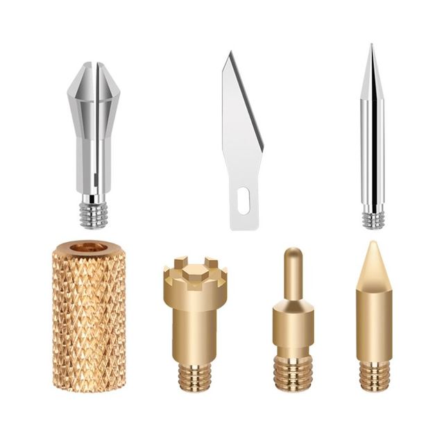 Temperature Welding Tips Internal Heat Pyrography Marking Soldering Set ...