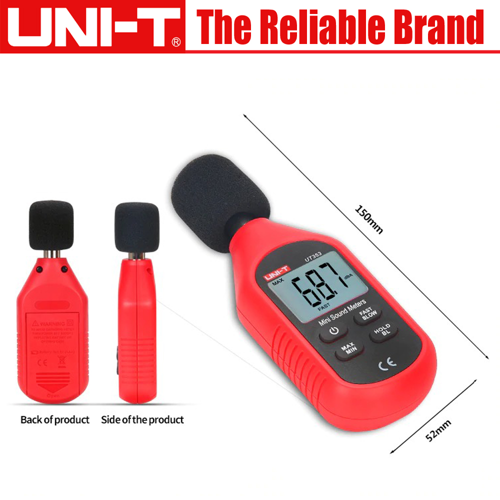 Mini décibelmètre Bluetooth UT353 BT