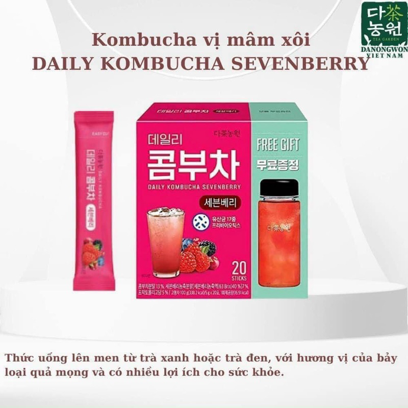 Trà DAILY KOMBUCHA ( TẶNG KÈM BÌNH )