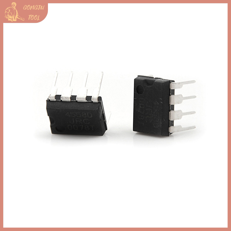🔨 TOOL 20 chiếc IC jrc4558d 4558d DIP8 OP amp DIP8
