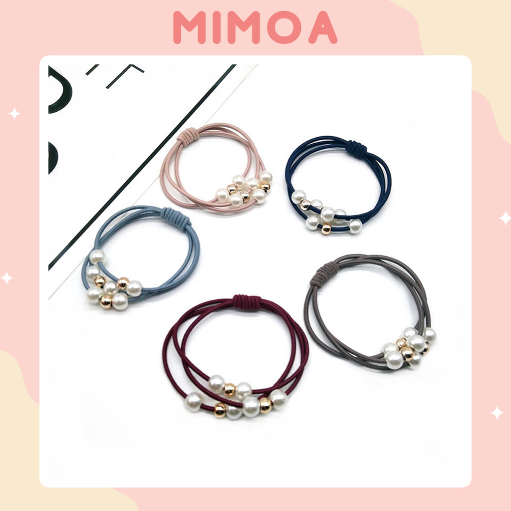 [SET 10] Dây cột tóc ngọc trai MIMOA