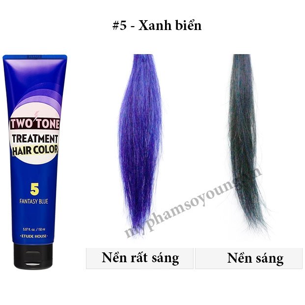 Thuốc Nhuộm Tóc Tạm Thời Etude House Two Tone Treatment Hair Color