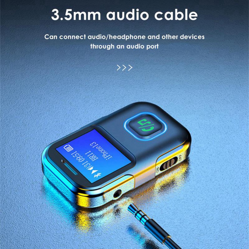 BR11 Car Bluetooth Audio Receiver 3.5mm Wireless Audio Adapter Receiver Portable MP3 Player