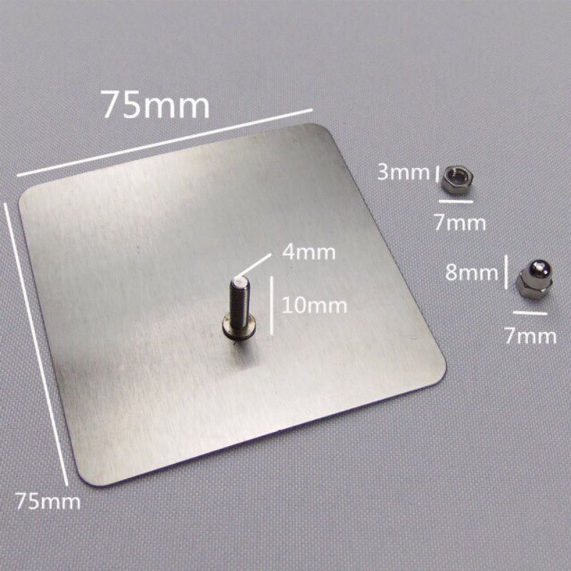 Miếng Dán Thanh Chắn Giường Bằng Inox