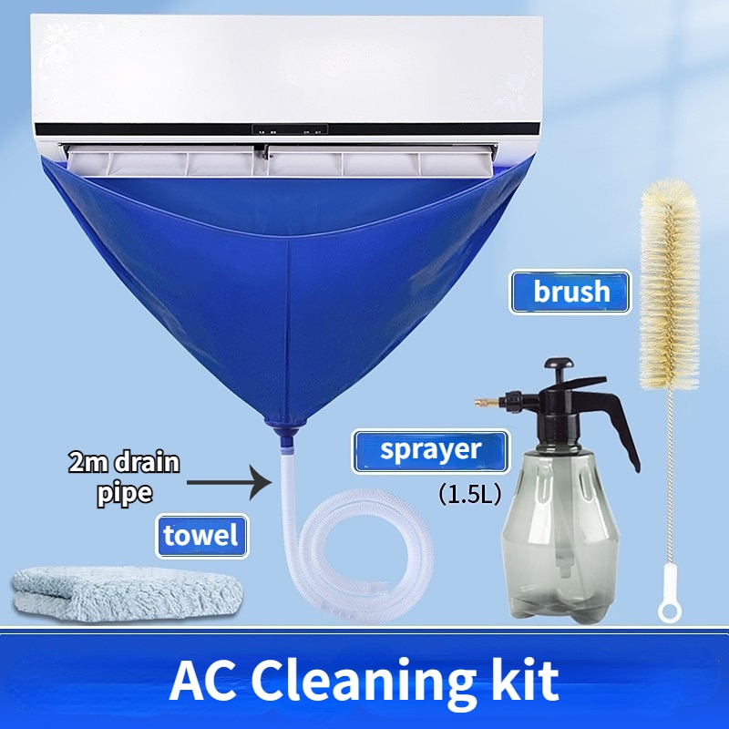 Ac Cleaning Kit Air Conditioner Cleaning Bag With Drain Pipe Ac