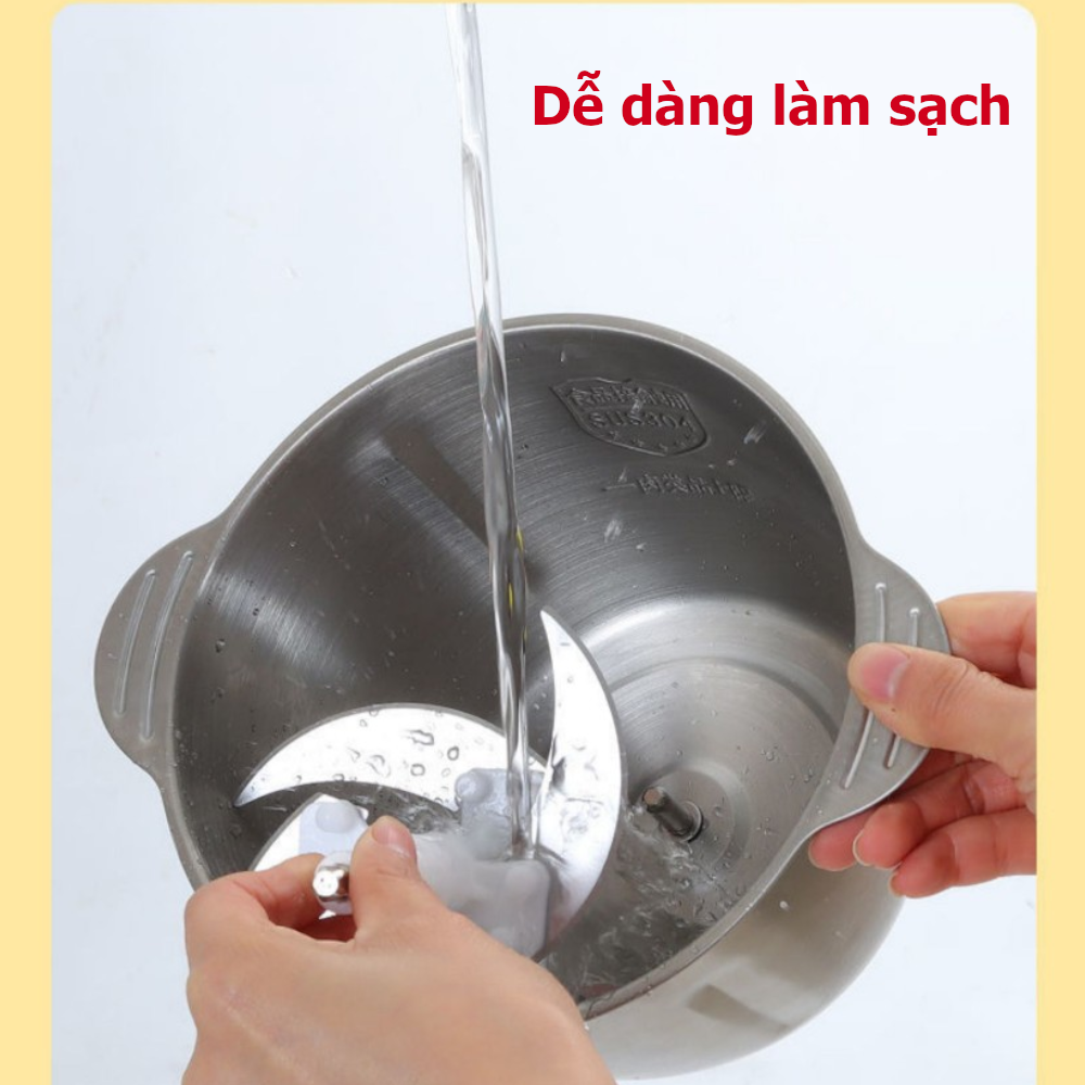 [HOT][FREESHIP] Máy xay thịt Kitchen Expert, cối 2 L- inox 304 - SUKOTO