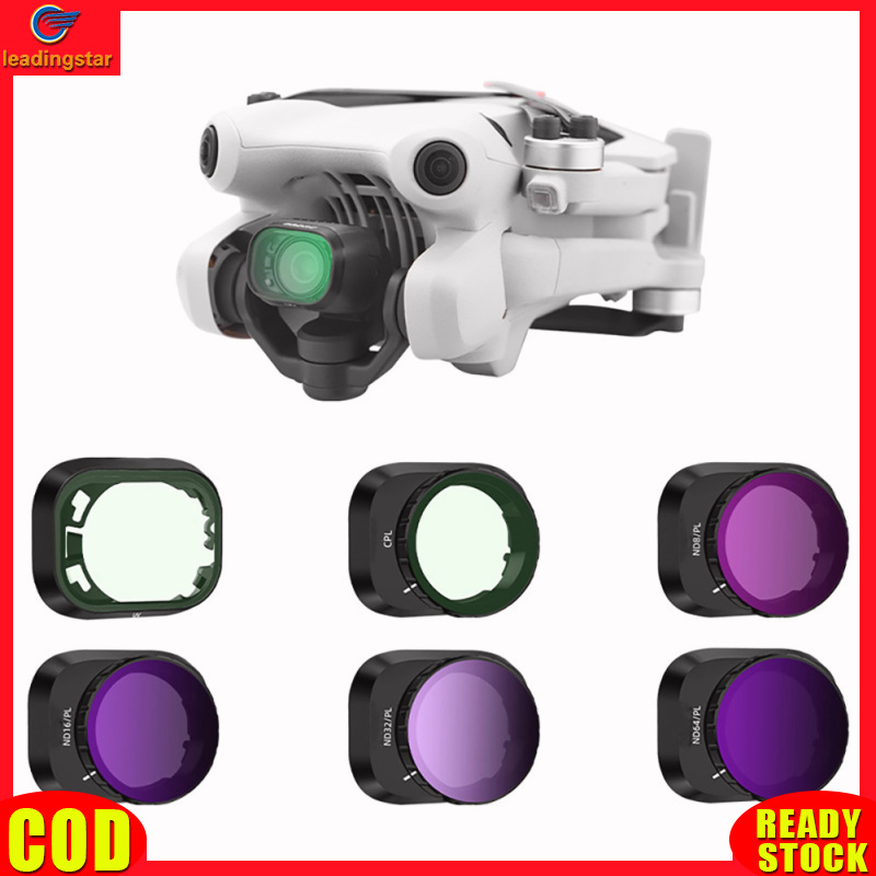 LeadingStar RC Authentic ND/CPL/UV Lens Filter Easy Installing Adjustable Lens Filter Drones Lens Accessory Compatible For DJI Mini 4 Pro Drones
