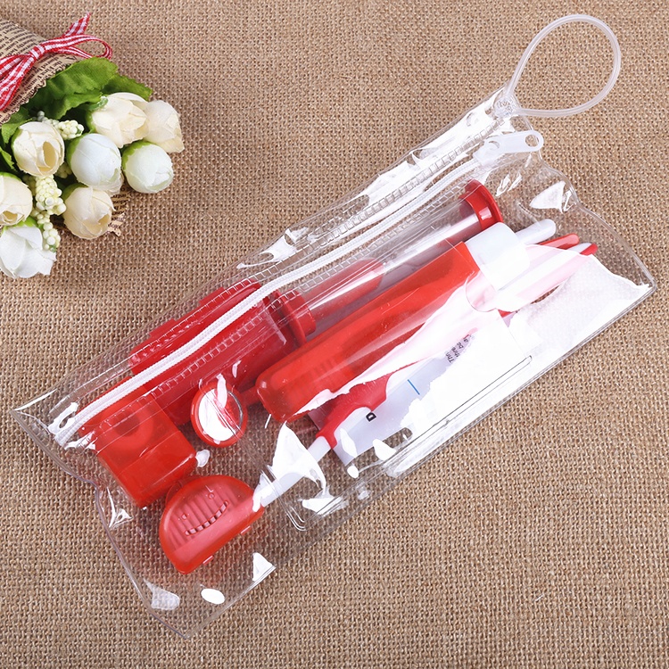 Bộ vệ sinh răng miệng hỗ trợ niềng răng 8 món coral