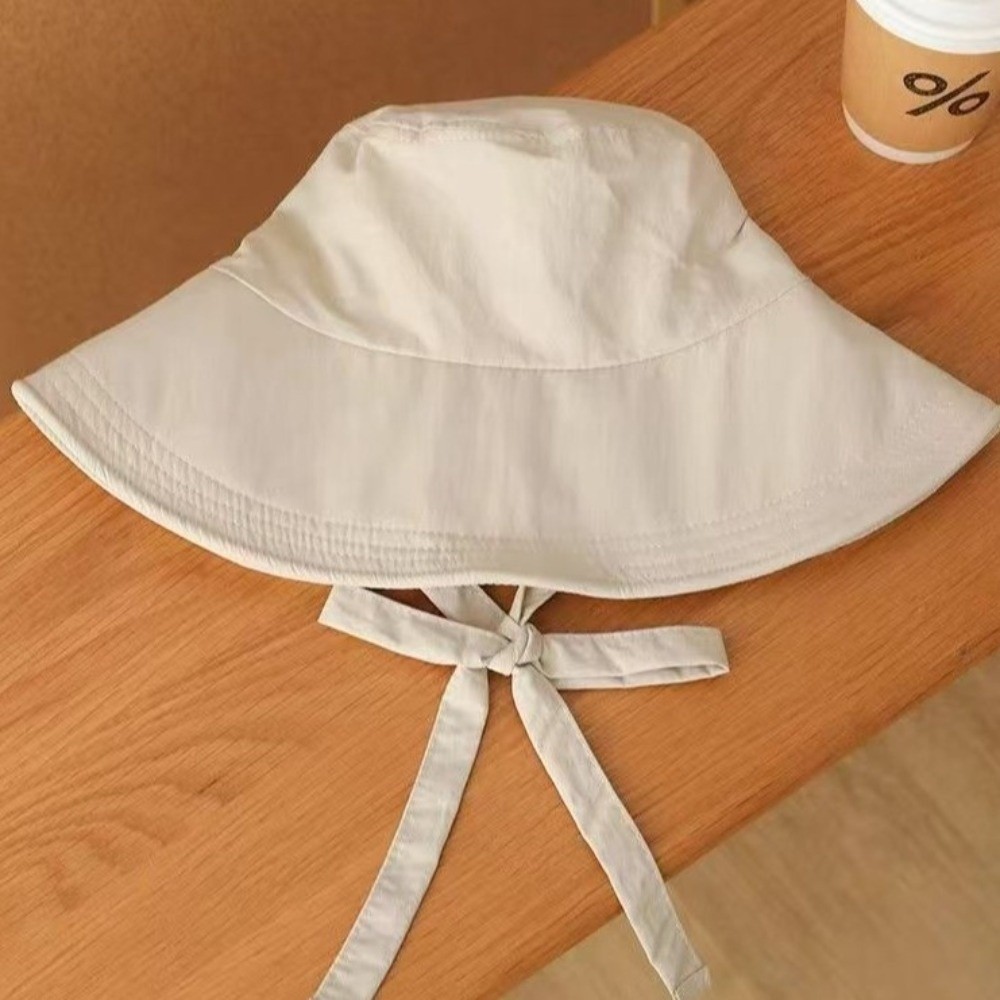 Casual%20Breathable%20Lace-up%20Sunshade%20Hat%20Thin%20UV%20Protection%20Wide%20Brim%20Fisherman%20Hat%20Solid%20Color%20Cloth%20Bucket%20Cap%20Outdoor%20-%20Image%206