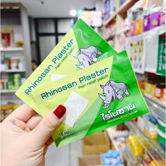 [Chính Hãng] Combo 2 Gói Miếng Dán Rhinosan Plaster Thái lan (1 Gói 10 Miếng)