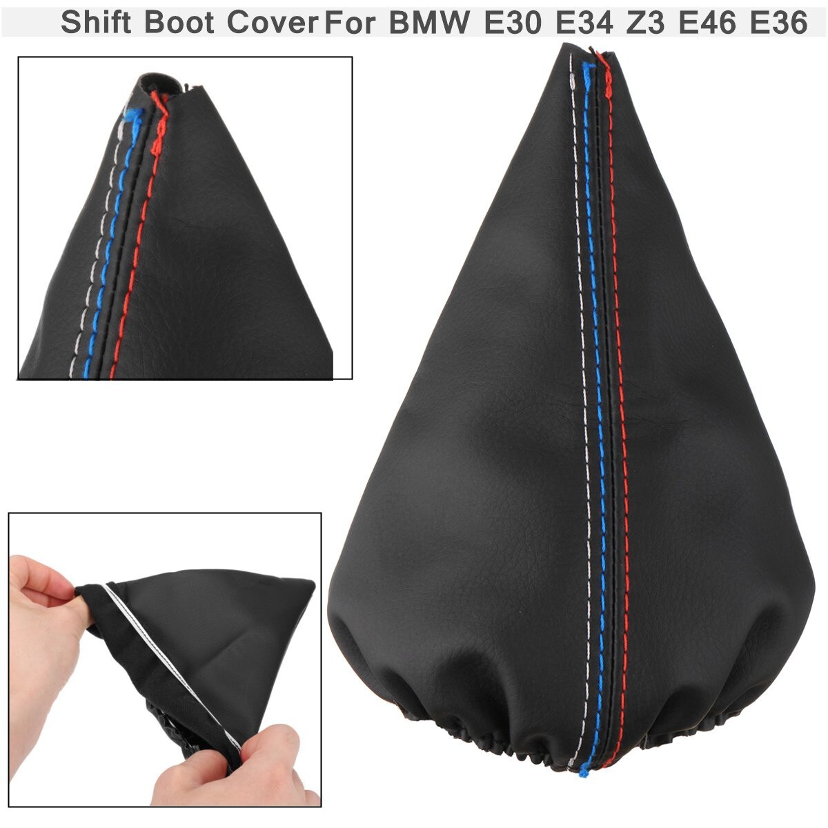 Cho BMW E36 E46 e34 E30 E28 Z3 1998-2005 sang Số Xe Hơi Stick Hướng dẫn sử dụng phanh tay gaiter Shift ống bọc bụi che tạo kiểu cho xe