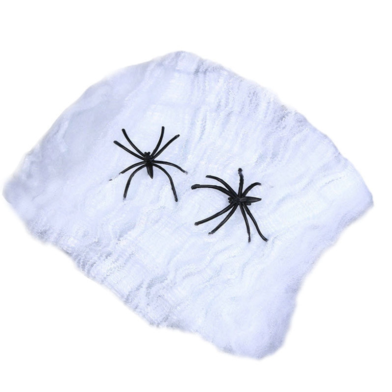 BHdecor 2023 new Halloween Spider Web Decorations Halloween Web Ornament for Bar Haunted House Party