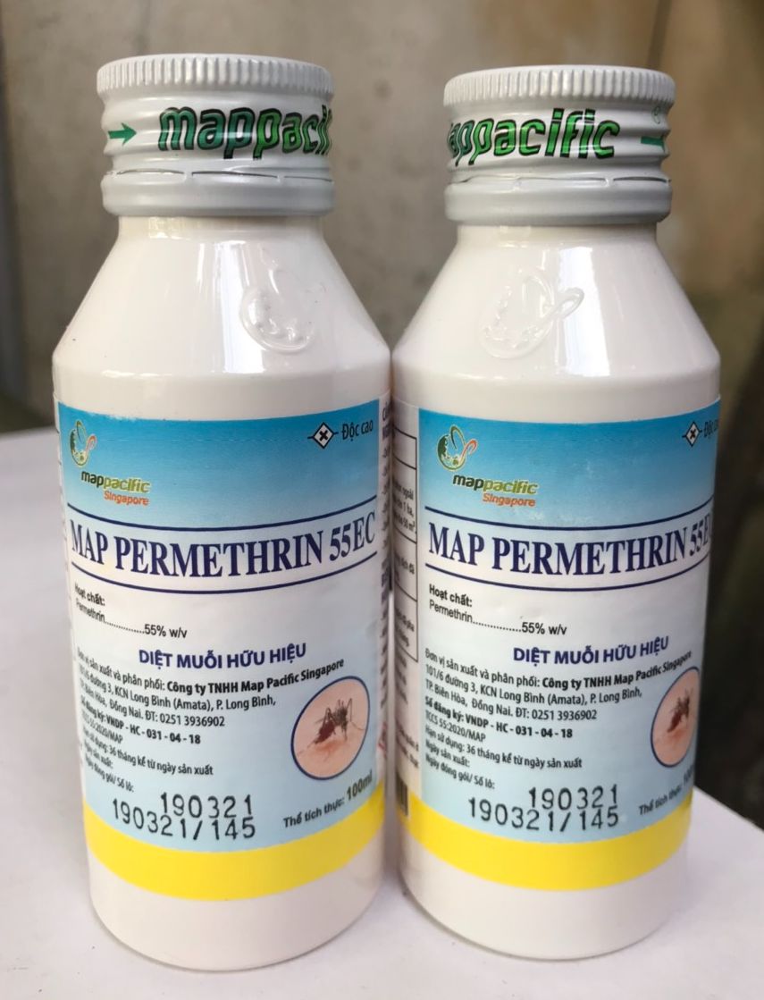 Thuốc diệt muỗi Map permethrin 55ec chai 100ml diệt muỗi kiến gián hiệu quả thuốc xịt muỗi y tế công nghệ Anh Quốc
