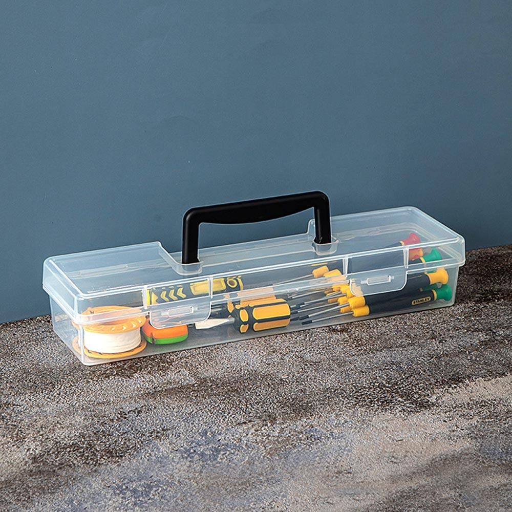 LIXIA Transparent Hardware Tool Box Tool Organizer Plastic Parts Box ...