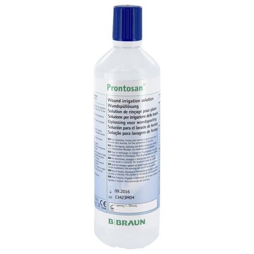 Dung dịch làm mềm và rửa vết loét Prontosan Solution Round (350ml)