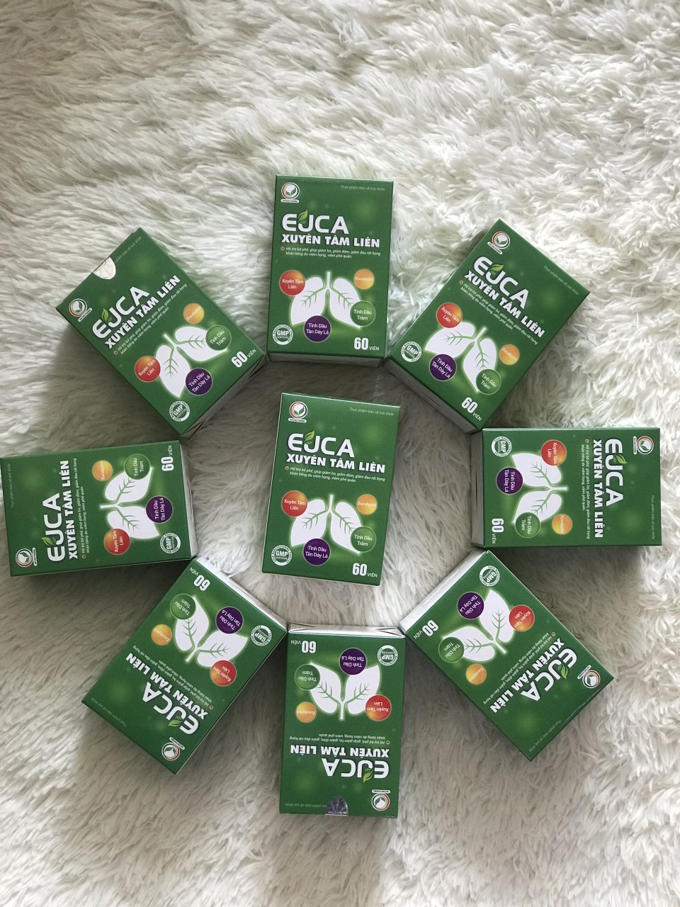 EJCA XUYÊN TÂM LIÊN HỘP 60 VIÊN