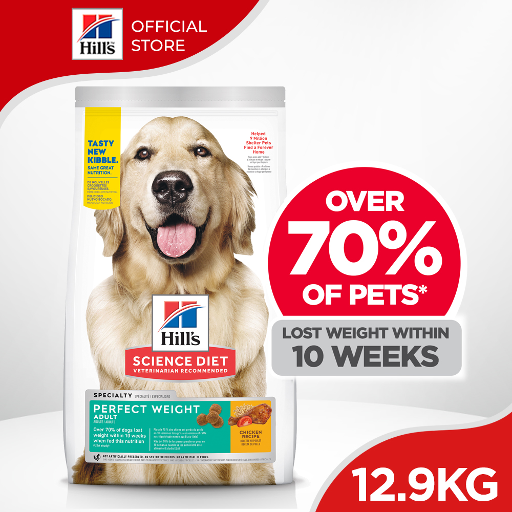 hills science plan perfect weight dog food